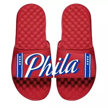 Шлепанцы ISlide Philadelphia 76Ers, красный