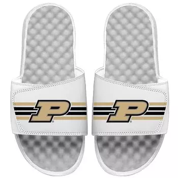 Шлепанцы ISlide Purdue Boilermakers, белый