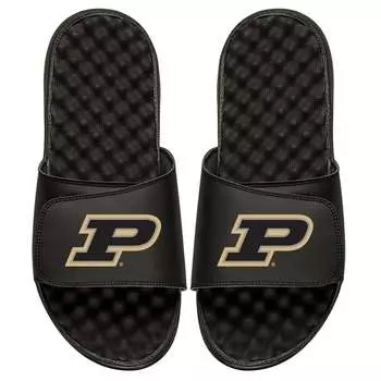 Шлепанцы ISlide Purdue Boilermakers, черный