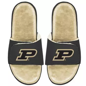 Шлепанцы ISlide Purdue Boilermakers, черный