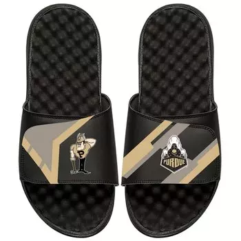 Шлепанцы ISlide Purdue Boilermakers, черный