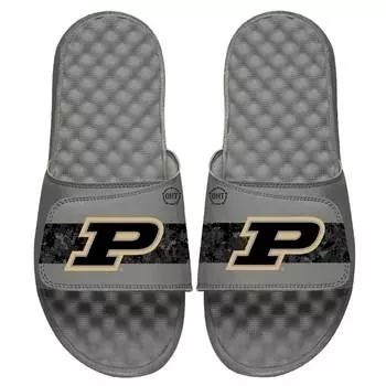 Шлепанцы ISlide Purdue Boilermakers, серый
