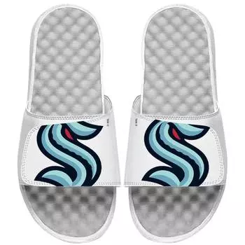 Шлепанцы ISlide Seattle Kraken, белый