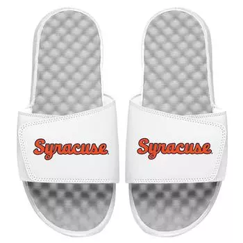 Шлепанцы ISlide Syracuse Orange, белый