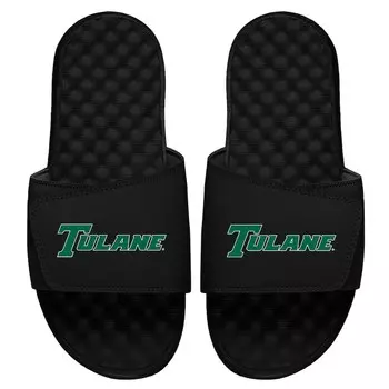 Шлепанцы ISlide Tulane Green Wave, черный