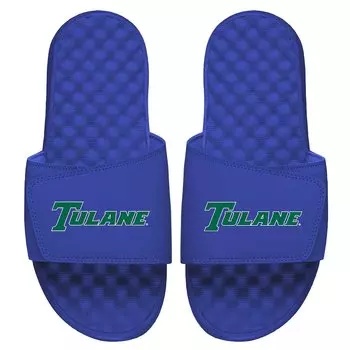Шлепанцы ISlide Tulane Green Wave, синий
