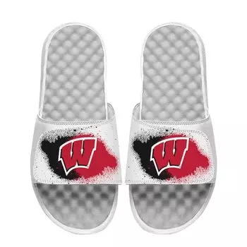 Шлепанцы ISlide Wisconsin Badgers, белый