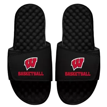 Шлепанцы ISlide Wisconsin Badgers, черный