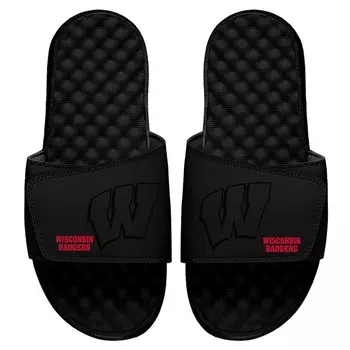 Шлепанцы ISlide Wisconsin Badgers, черный