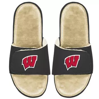 Шлепанцы ISlide Wisconsin Badgers, черный