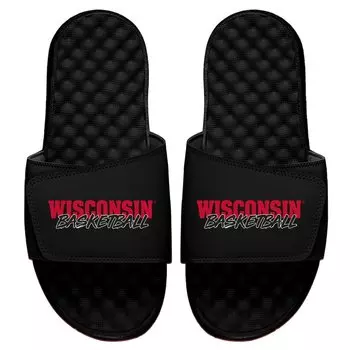 Шлепанцы ISlide Wisconsin Badgers, черный