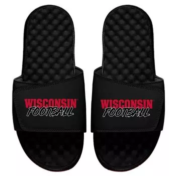 Шлепанцы ISlide Wisconsin Badgers, черный
