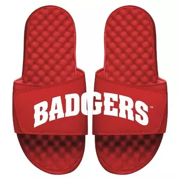 Шлепанцы ISlide Wisconsin Badgers, красный