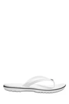 Шлепанцы из кожи крокодила Crocs, белый
