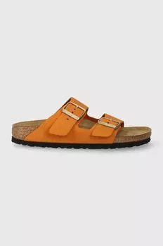 Шлепанцы из нубука «Аризона» Birkenstock, оранжевый