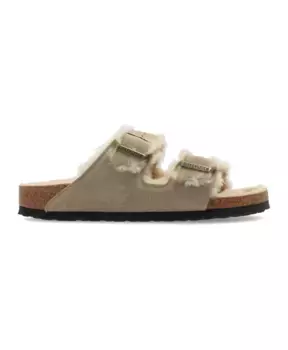 Шлепанцы из овчины Аризона Birkenstock, бежевый