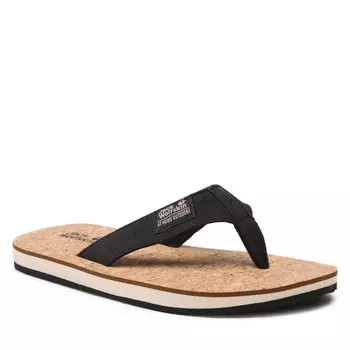 Шлепанцы Jack Wolfskin EcostrideSlipper, черный