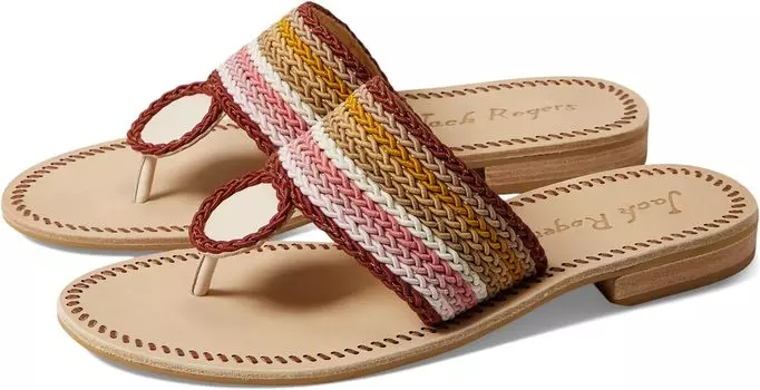 Шлепанцы Jacks Rope Sandal Jack Rogers, цвет Multicolor/Blush