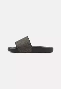 Шлепанцы JAKE SLIDE Michael Kors, цвет brown/black