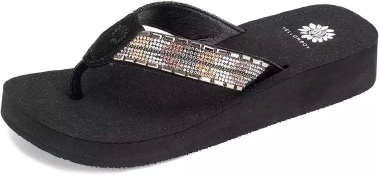 Шлепанцы Jaunty Yellow Box, цвет Purple Multi