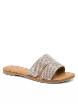 Шлепанцы JENNY, серебряный