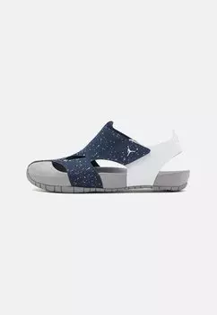 Шлепанцы JORDAN FLARE UNISEX, цвет midnight navy/cement grey/white