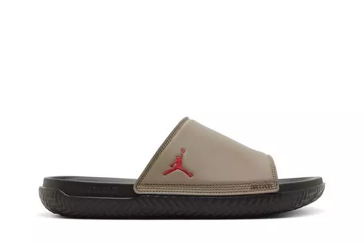 Шлепанцы Jordan Play Slide 'Palomino Fire Red', коричневый