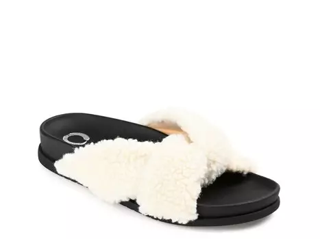 Шлепанцы Journee Collection Dalynnda, кремовый