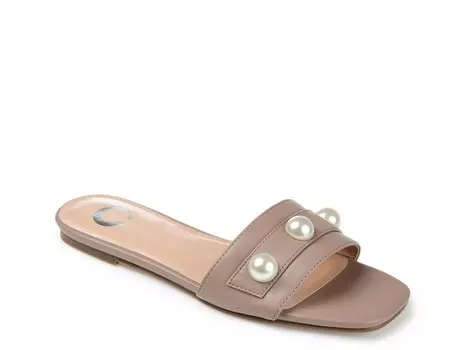 Шлепанцы Journee Collection Leonie, темно-коричневый