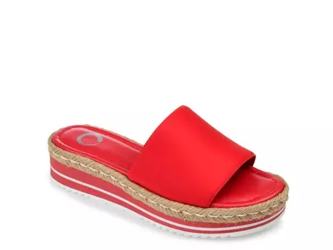 Шлепанцы Journee Collection Rosey, красный