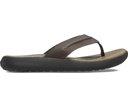 Шлепанцы Юкон Vista II LR Crocs мужские, цвет Espresso