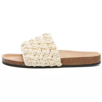 Шлепанцы JW Anderson Crochet, бежевый