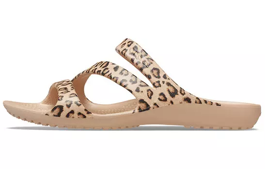 Шлепанцы Kadee женские леопардовые Crocs