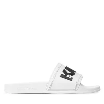 Шлепанцы KARL LAGERFELD KL70004 White Rubber W/Black, белый