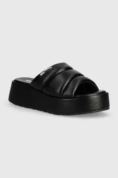 Шлепанцы KLJ WEDGE Karl Lagerfeld Jeans, черный