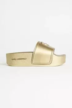 Шлепанцы KONDO MAXI Karl Lagerfeld, золотой
