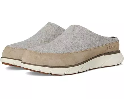 Шлепанцы L.L.Bean Downeast Clog Wool, желто-коричневый
