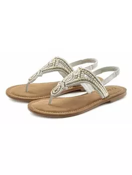 Шлепанцы LASCANA, белый