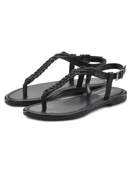 Шлепанцы LASCANA, цвет schwarz/schwarz