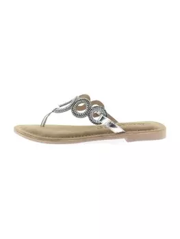 Шлепанцы Lazamani, серебряный