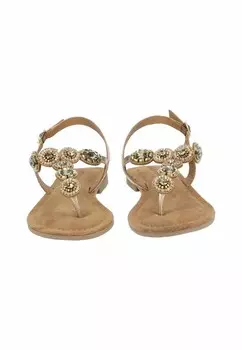 Шлепанцы Lazamani, золотой