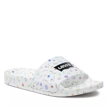Шлепанцы Levi's JuneStamp S, белый цвет