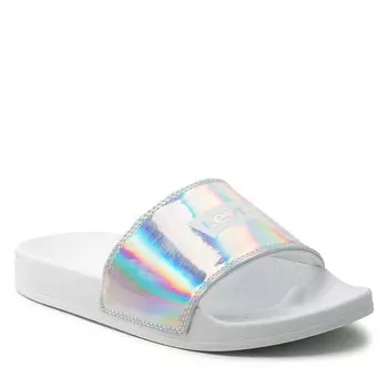 Шлепанцы Levi's, серебро