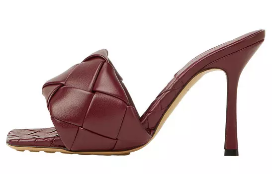 Шлепанцы Lido женские коричневые Bottega Veneta