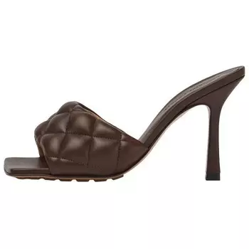 Шлепанцы Lido женские шоколадные Bottega Veneta
