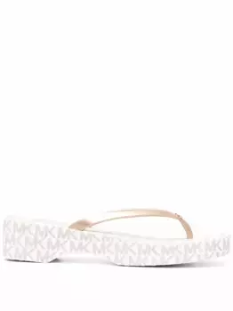 Шлепанцы Lilo с монограммой MICHAEL KORS, нейтральный