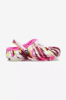 Шлепанцы Lined Marbled Clog Crocs, мультиколор