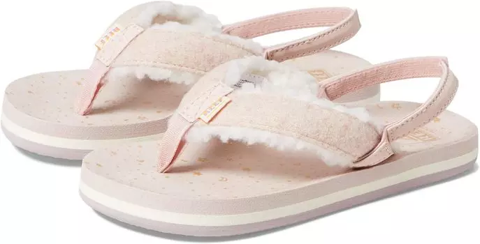 Шлепанцы Little Ahi Snuggles Reef, цвет Pink Horizon