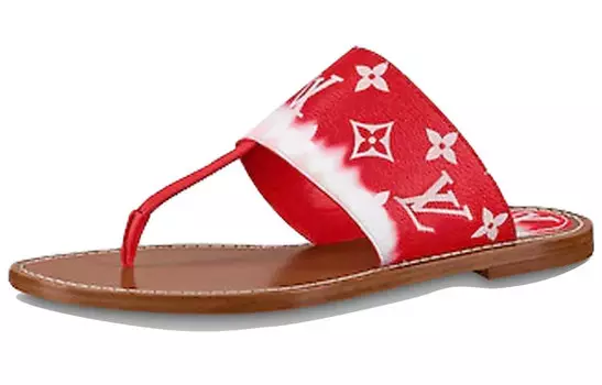 Шлепанцы Louis Vuitton Palma женские, красный