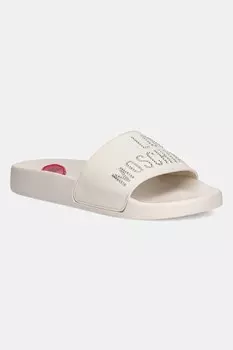Шлепанцы Love Moschino, бежевый